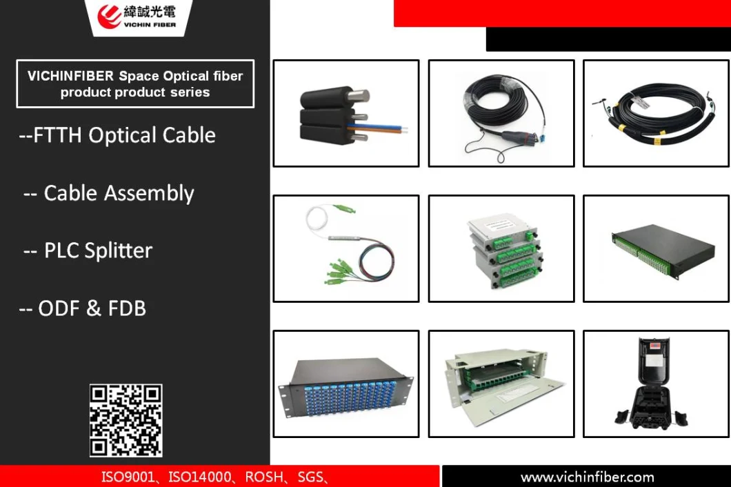 Micro Steel Tube Type Sc/APC 1X8 Fiber Optic PLC Splitter